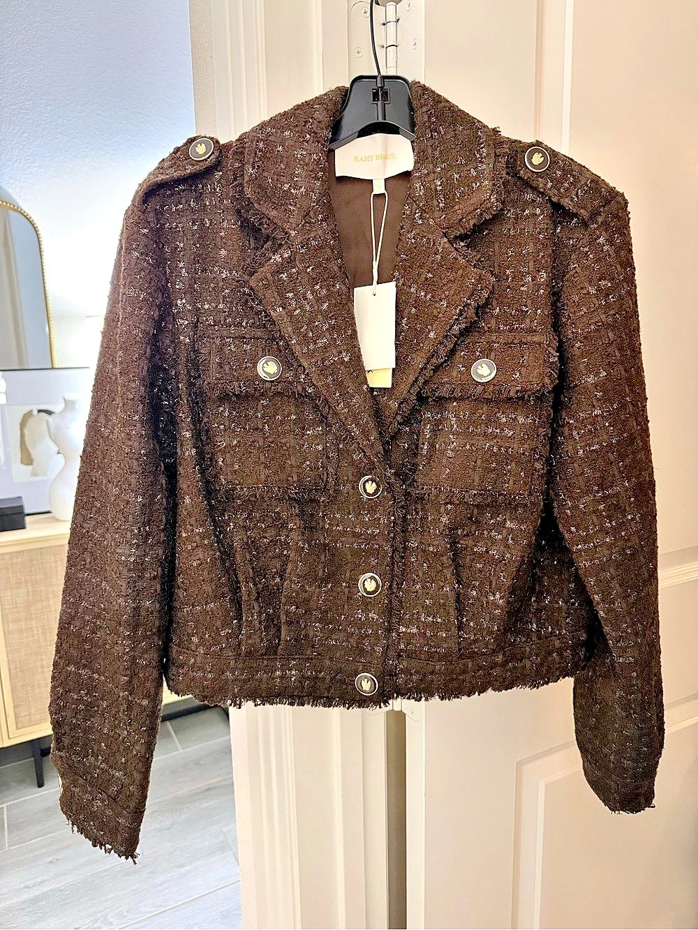 NWT Ramy Brook Textured Jacket